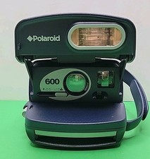 90's Polaroid One Step Auto Focus Instant 600 Film Camera - Blue