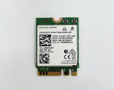Intel 8265NGW Dual Band AC WiFi Bluetooth 4.2 M.2 Laptop Card VC27V