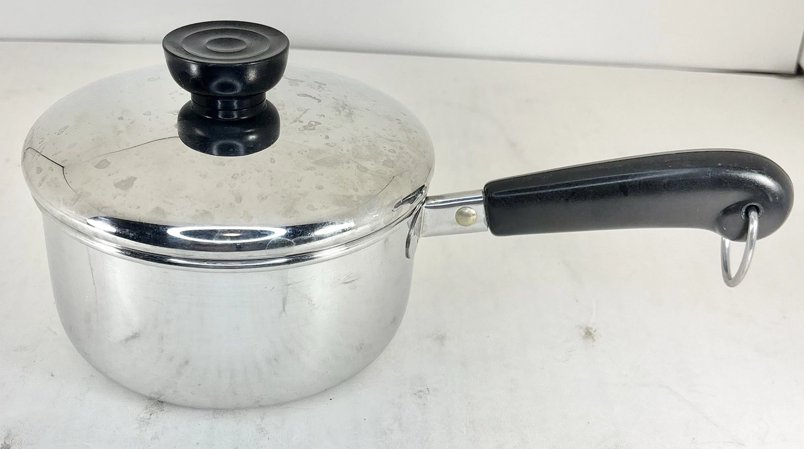 Revere Ware 1 Qt Stainless Steel Saucepan Pot w/ Lid 85
