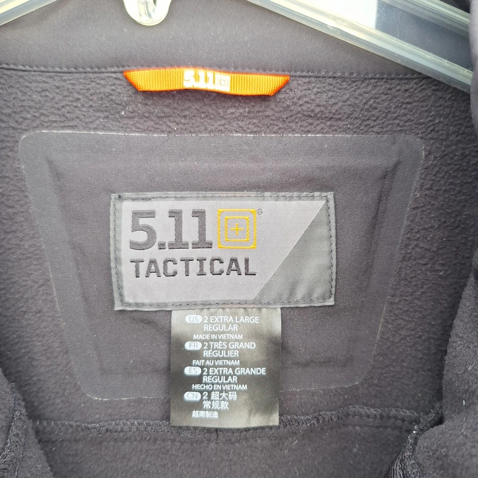 5.11 Tactical 3-in-1 Parka Mens 2XL Coat Jacket & Vest Black Nylon - Image 3 of 4