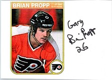 Brian Propp Philadelphia Flyers Autograph Photo
