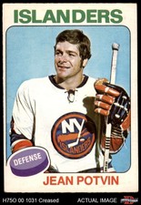 1975 O-Pee-Chee NHL #36 Jean Potvin Islanders 3 - VG