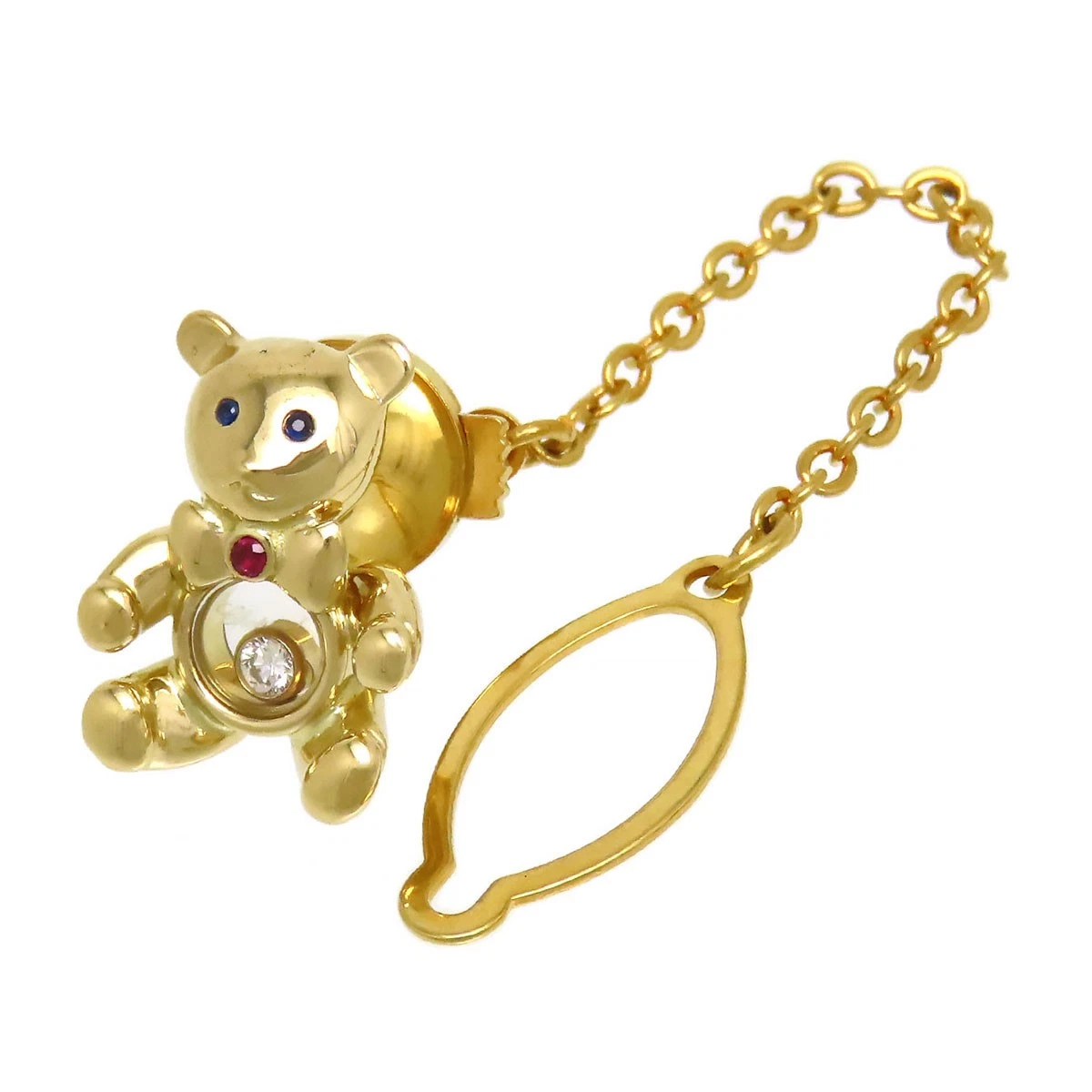 Chopard — Chopard Happy Diamonds Bear Pin Brooch 90-2188/20 750(K18YG) unisex