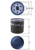 Knecht ÖLfilter Oc 1566 FüR Yamaha Motorcycles