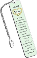 Friend Bookmark Birthday Gifts for Best Friend Women Men Friendship Bookmarks Gi