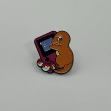 New Pok mon Charmander Gameboy Pin, Lapel, Enamel Collectible Fast Ship