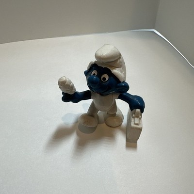 Smurfs 20054 First Aid (white case, red cross) Smurf Doctor Medic Vintage 1978