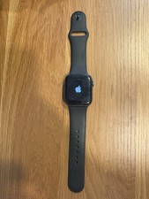 Unlocked Apple Watch SE 1st Gen 44MM Space Gray Aluminum Blue Ocean Band A2354