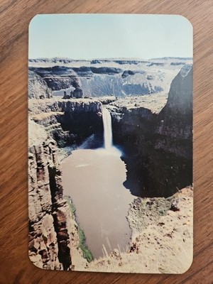 R9: Palouse Falls, Washtucna, Washington WA chrome Postcard