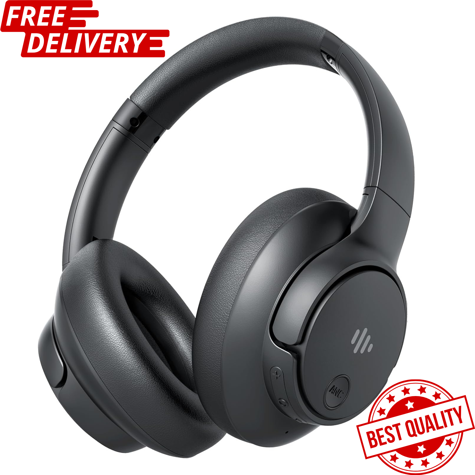 Wireless Bluetooth Over-Ear Headphones with Active Noise Cancelling-image