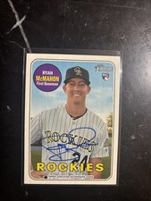 2018 Topps Heritage - Real One Autographs Ryan McMahon #ROA-RM (AU, RC)