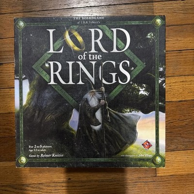 Lord of the Rings The Board Game 2000 Complete Sealed Cards Box Wear Tolkien