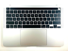 Apple MacBook Pro 13" 2020 A2289 Top Case SILVER - keyboard w Battery TouchPad