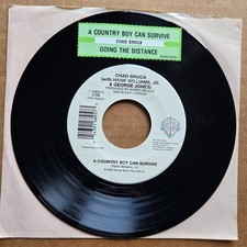 CHAD BROCK HANK WILLIAMS JR GEORGE JONES A Country Boy Can Survive 45 7
