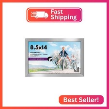 Americanflat 8.5x14 Picture Frame with Shatter-Resistant Glass - Signature Colle