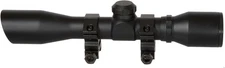 TruGlo Compact Shotgun Diamond Ballistic Reticle Black Riflescope 4x32mm