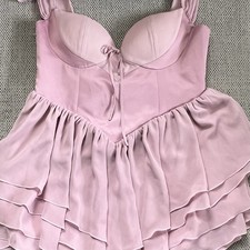 NWT Nana Jacqueline Corset Blush Pnk Dress Cocktail Bachelorette Party Wedding M