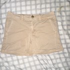 American Eagle Outfitters Women's Beige Chino Shorts Size 4 Stretch — photo 1