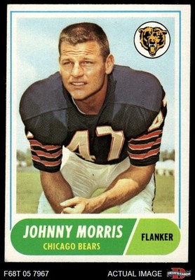 1968 Topps #23 Johnny Morris Bears UC Santa Barbara 4 - VG/EX