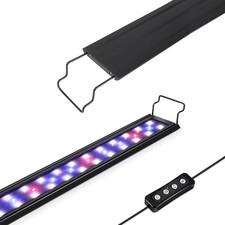hygger Aquarium Light 12 18 24 30 36 46" 5 Level Adjustable Dimming Bright