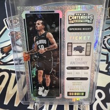 2022-23 Panini Contenders #52 Cole Anthony FOTL Opening Night Ticket 21/25 MAGIC