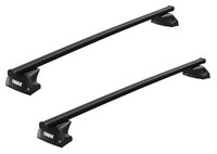 Thule DachträGer Evo Flush Rail Squarebar Evo Schwarz FüR Subaru XV SUV