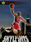 1993 Upper Deck MICHAEL JORDAN Skylights Card 466 Chicago Bulls HOF