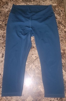 Nude Tech Teal Capri Leggings XXL