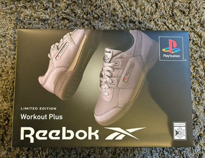 Reebok Workout Plus Herren Sneaker Limited Edition PlayStation Grau Low Top