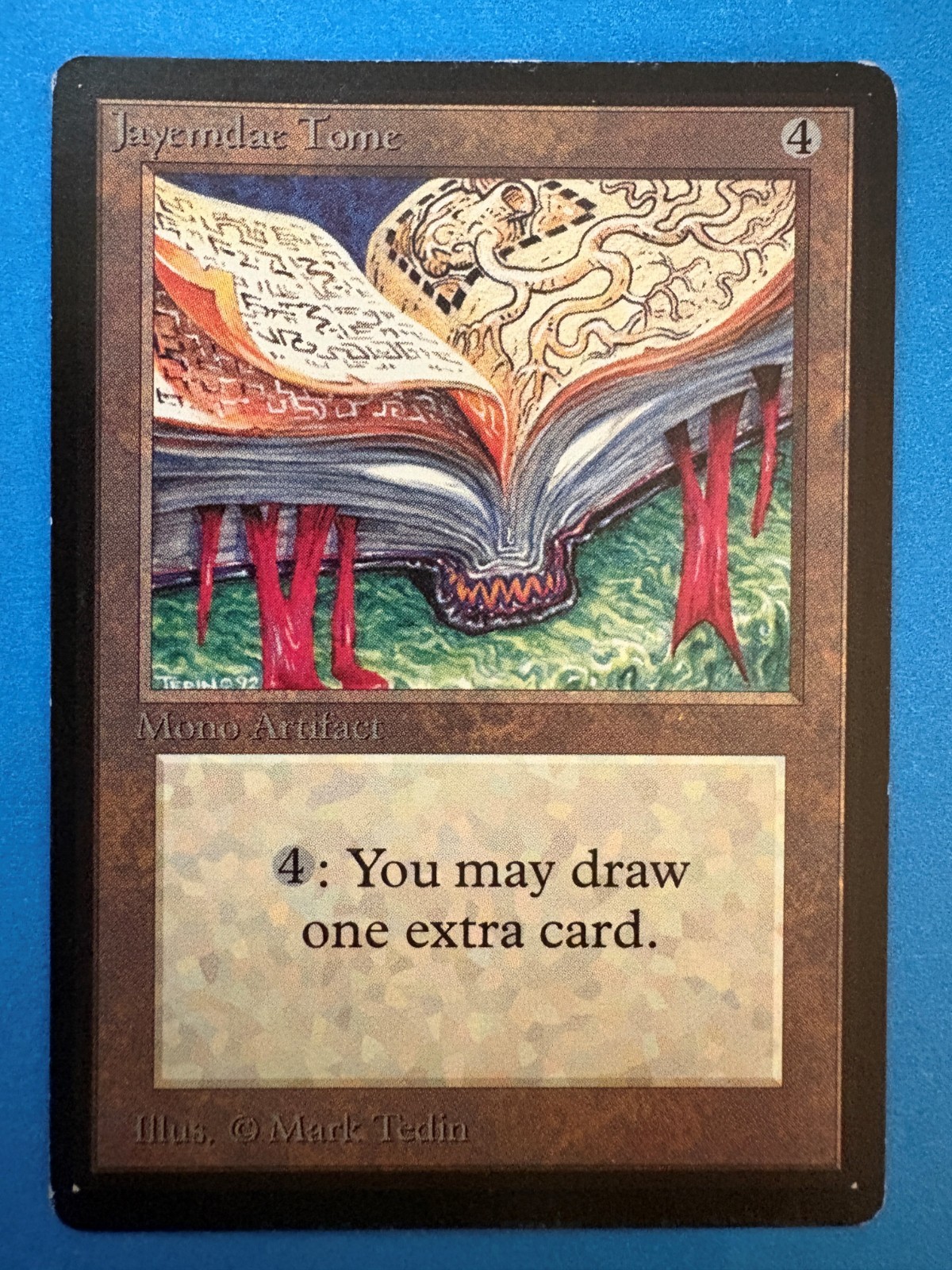 MTG Beta Edition, Jayemdae Tome! 1993 Vintage Magic! Possible Ink/Alter.