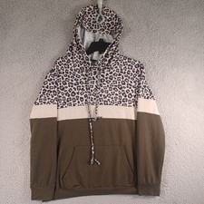 SheIn Womens Multicolor Hoodie Size Medium 6 Pockets Long Sleeve Drawstring