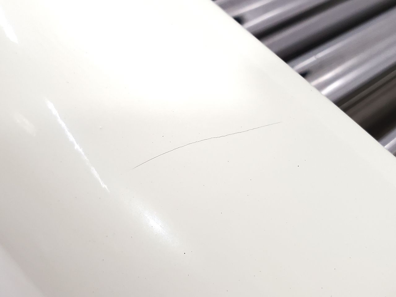 Bentley Turbo R 1990 Front Right Bumper grille White