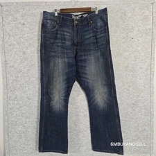 Wrangler Retro Men's 38x32 Bootcut Jeans Y2K Western Rodeo Cowboy Workwear Denim