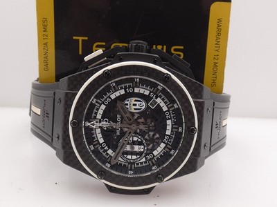 HUBLOT KING POWER JUVENTUS CHRONO KOHLENSTOFF & KERAMIK +PAPIERE 2013 AUTOMATIK