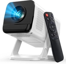 Mini Projector with WiFi and Bluetooth,Native 1080P Smart ProjectorXM