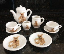VTG Margarete Steiff Mini Porcelain Tea Set Made In Germany 1993 Teddy Baby 1930