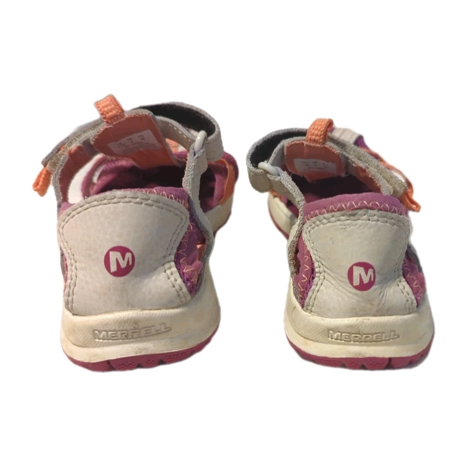 Merrell Niños Niñas Libélula Exterior Sandalia Agua Gris/Coral Rosa Púrpura 10M Foto 3 de 4
