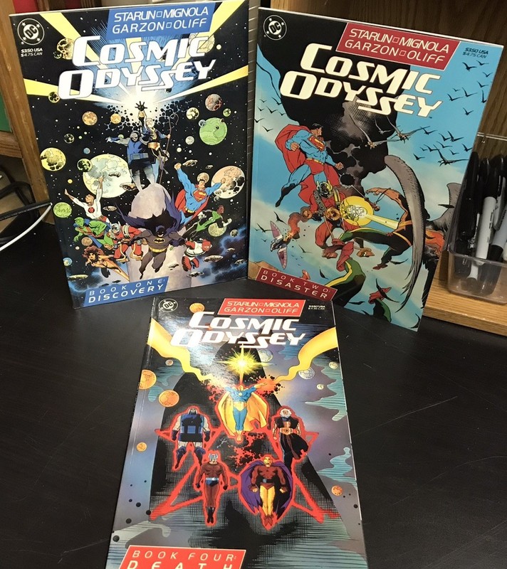 Cosmic Odyssey DC Comics 3 Graphic Novel Lot Starlin Mignola FREE SHIPPING