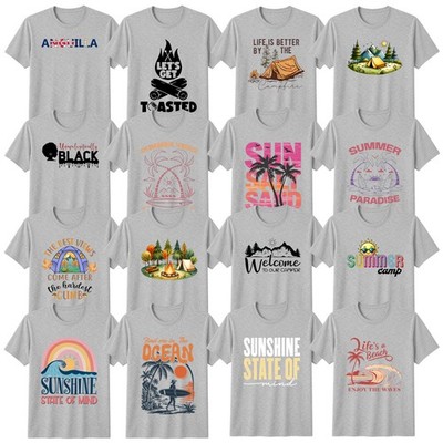 Retro Tropical Vacation Outdoor Adventure T-Shirt Summer Gift