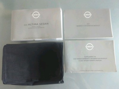 2021 NISSAN ALTIMA Dashboard Glovebox Owner's Manual With Case And Free Shipping