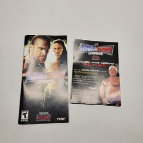 WWE Smackdown Vs. Raw 2009 (PlayStation Portable PSP, 2008) - Complete w/ Manual