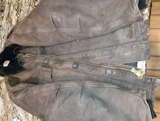 Carhartt C26 DKB Jacket Mens Small Brown Duck Canvas Arctic Quilt Lined Jacket
