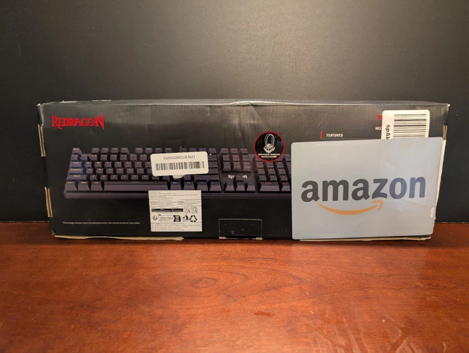 Redragon Sindri Mechanical Gaming Keyboard RGB Lights Dust Proof Red Keys - Image 2 of 4