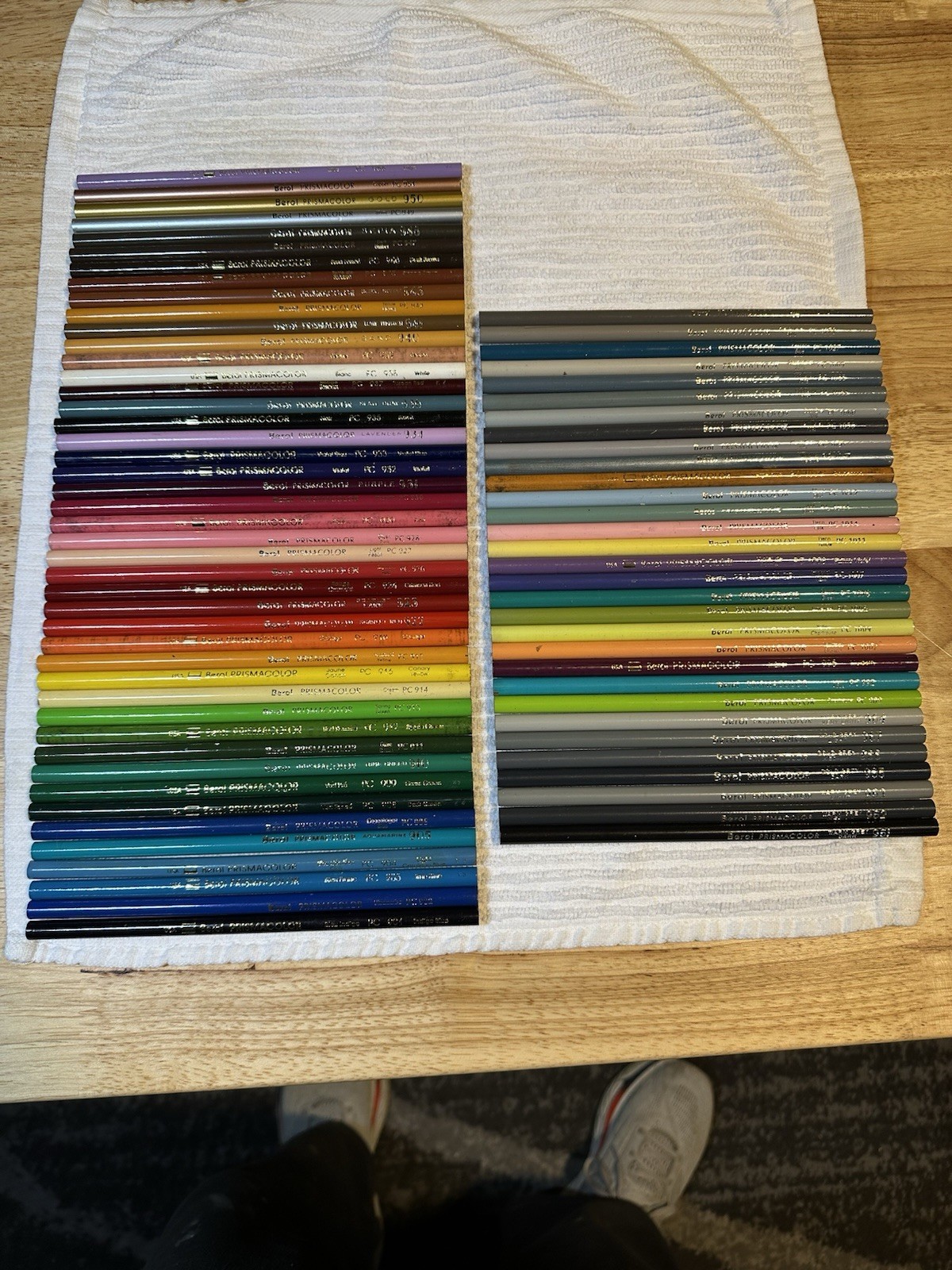 Vintage Berol Prismacolor, 75 Thick Soft Core Color Pencils,