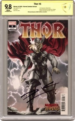 Thor #5C Yoon Variant CBCS 9.8 Witnessed Sig Donny Cates 2020 22-0692A42-549