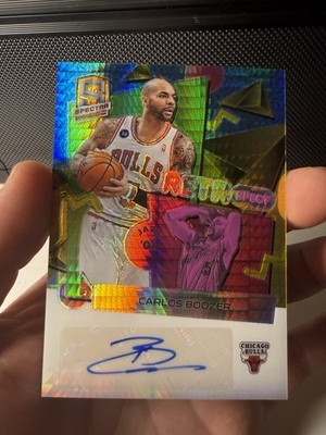 2022-23 Panini Spectra Gold Retrospect Carlos Boozer Auto /3 #RSA-CBZ