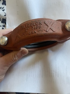 Slidelok 3 Grooved Rigid Coupling 74fp New  