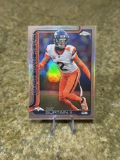 2025 NFL Topps Chrome Football Pat Surtain II Refractor #93 Denver Broncos 