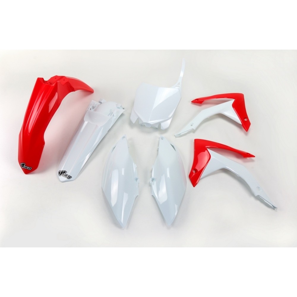 UFO OEM Plastic Kit Red/White For Honda CRF250R/450R Motorcycle Parts