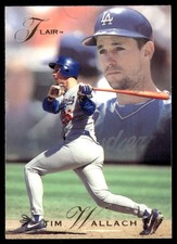Tim Wallach 1993 Flair #77 Dodgers MLB READ FREE SHIPPING AutographDen